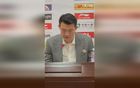 王博指導(dǎo)：球隊拼盡全力，未放棄。