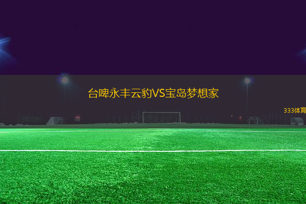 臺啤永豐云豹VS寶島夢想家